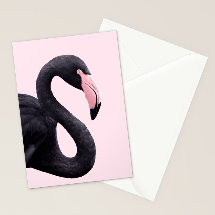 BLACK FLAMINGO Stationery Card Gallery Image 2