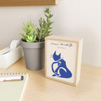 Henri Matisse 'The Night Cat' Blue Feline Abstract Figure Art Mini Art Print Gallery Image 2