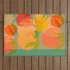 Spring Citrus #1 - Modern Art Print Outdoor Rug Gallery Image 1