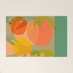 Spring Citrus #1 - Modern Art Print Welcome Mat Gallery Image 1