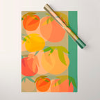 Spring Citrus #1 - Modern Art Print Wrapping Paper Gallery Image 1