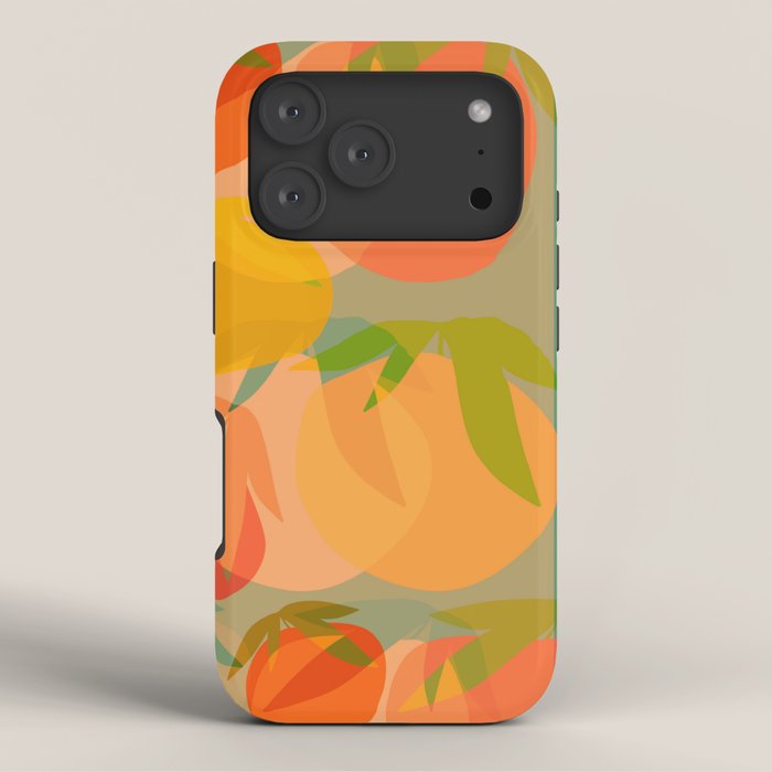 Spring Citrus #1 - Modern Art Print iPhone Case Gallery Image 3