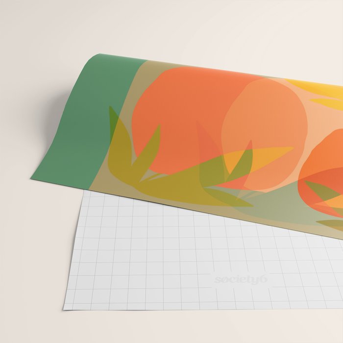 Spring Citrus #1 - Modern Art Print Wrapping Paper Gallery Image 2
