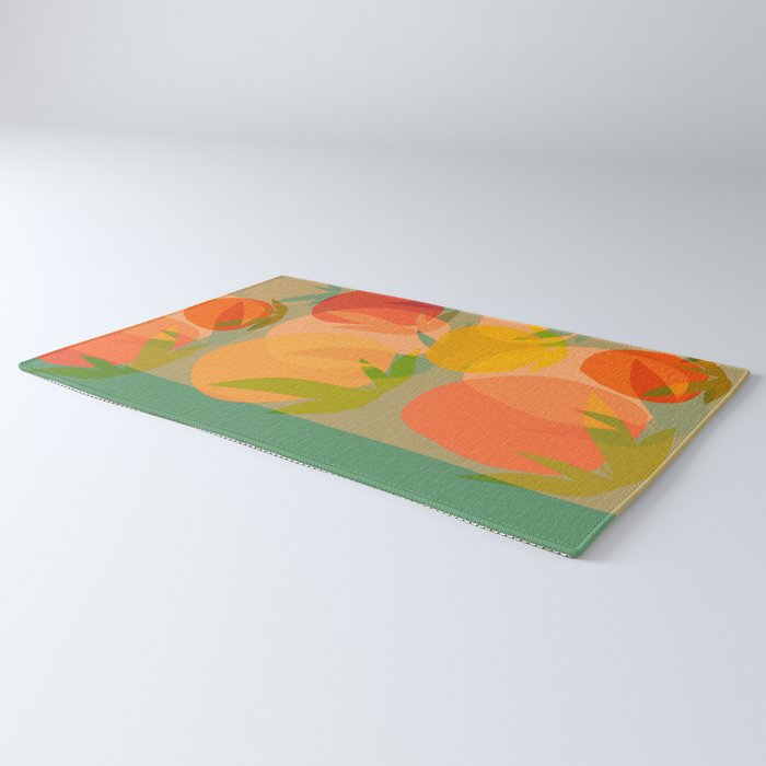 Spring Citrus #1 - Modern Art Print Rug Gallery Image 3