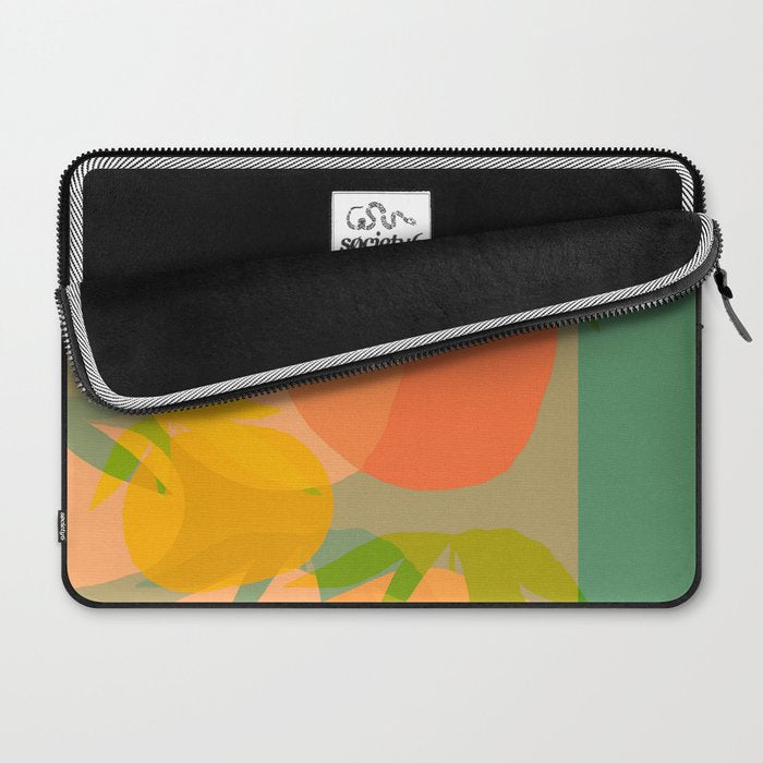 Spring Citrus #1 - Modern Art Print Laptop Sleeve Gallery Image 2