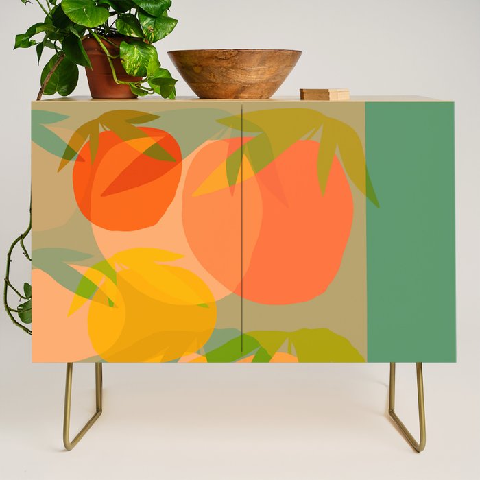 Spring Citrus #1 - Modern Art Print Credenza Gallery Image 1