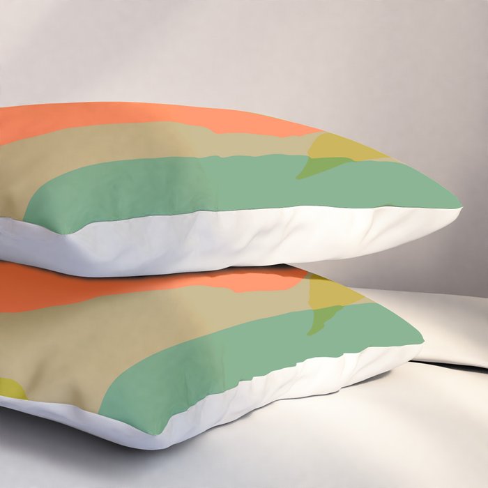 Spring Citrus #1 - Modern Art Print Pillow Sham Gallery Image 3