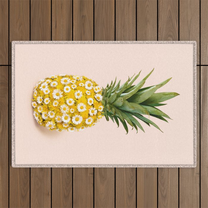 Daisy Pineapple Outdoor Rug Gallery Image 1