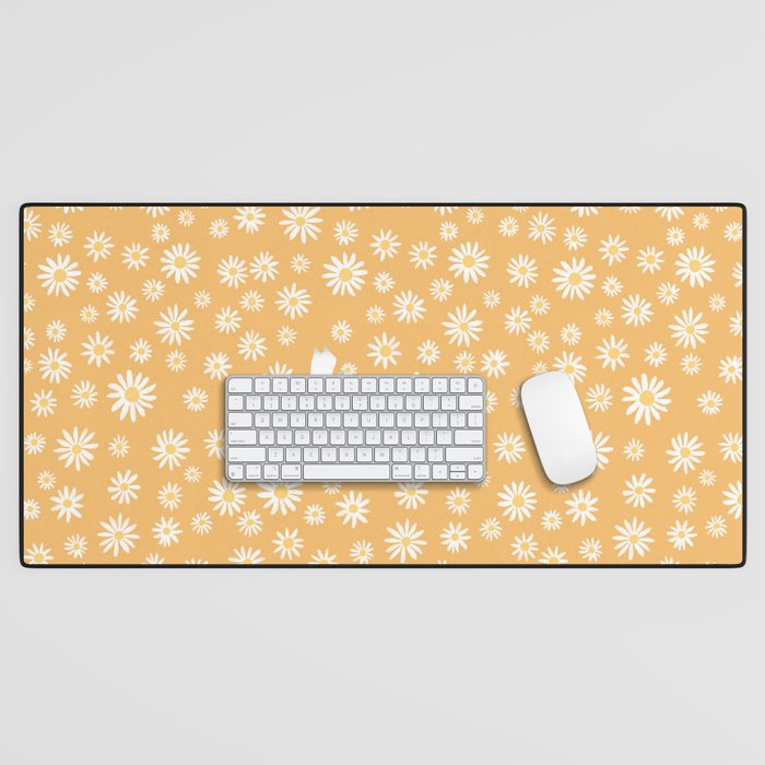 Hidden cat 44 flowers fall  Desk Mat Gallery Image 1