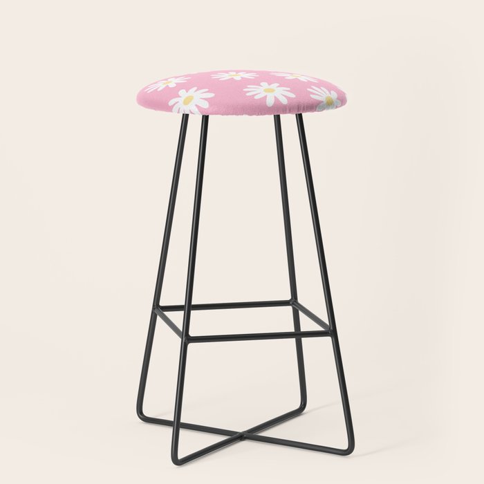 Pink Daisy Daydream Stool Gallery Image 1