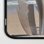 D-day Omaha beach memorial - WW2 sculpture - France, travel photography Laptop Sleeve Gallery Image 3