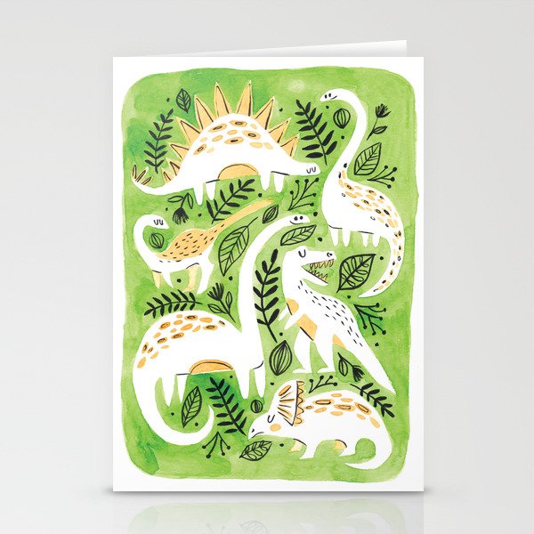 Dinosaur Forest Stationery Card Gallery Image 2