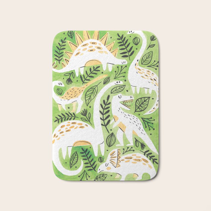 Dinosaur Forest Bath Mat