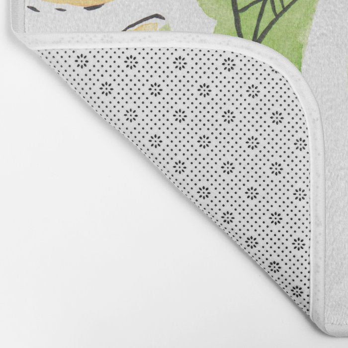 Dinosaur Forest Bath Mat Gallery Image 2