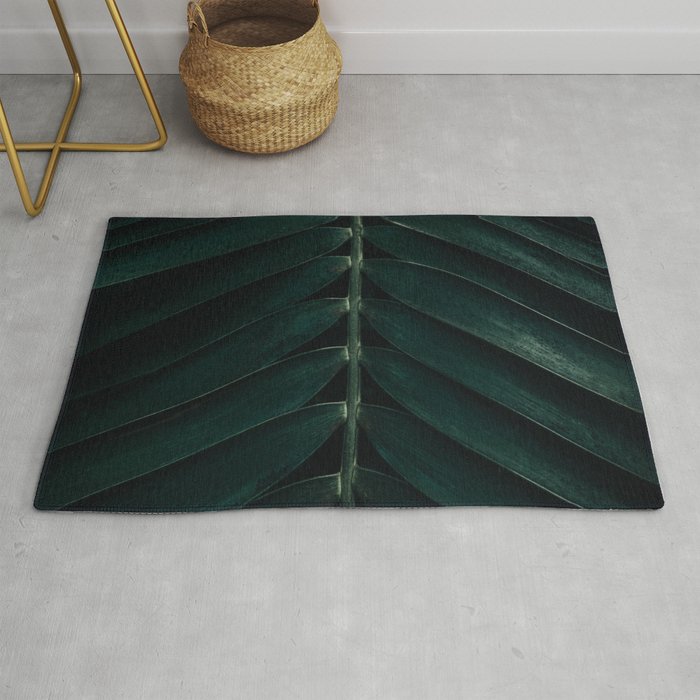 Green Leaves - Nature Photography Rug Gallery Image 1