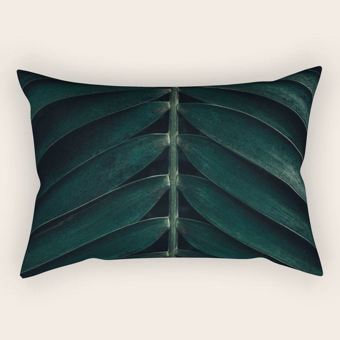 Green Leaves - Nature Photography Rectangular Pillow Gallery Image 2