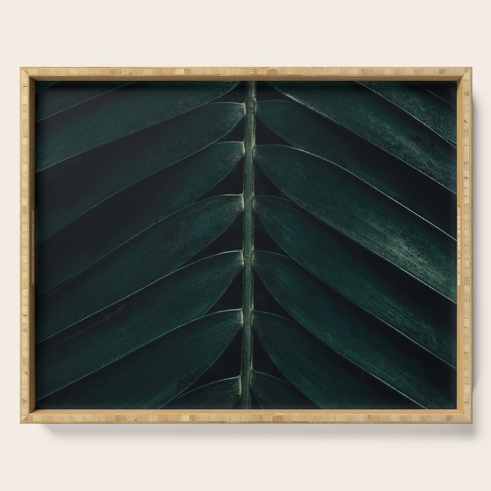 Green Leaves - Nature Photography Serving Tray Gallery Image 1