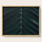 Green Leaves - Nature Photography Serving Tray Gallery Image 1