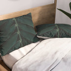 Green Leaves - Nature Photography Pillow Sham Gallery Image 2