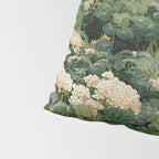 Japanese Wall Art Flower Poster maximalist wall art floral Japandi Wall Art botanical Sage Green Art Pillow Sham Gallery Image 4