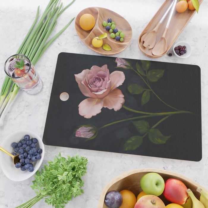 Rose Stem Cutting Board Gallery Image 2