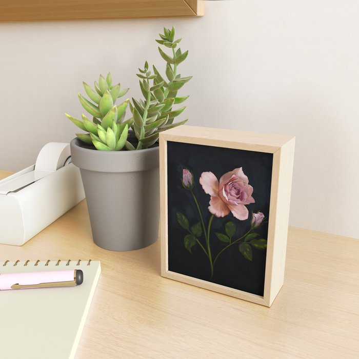 Rose Stem Mini Art Print Gallery Image 2