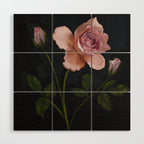 Rose Stem Wood Wall Art Gallery Image 1