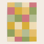 Bold Vintage Checks Pattern - Large XIX Poster Gallery Image 4