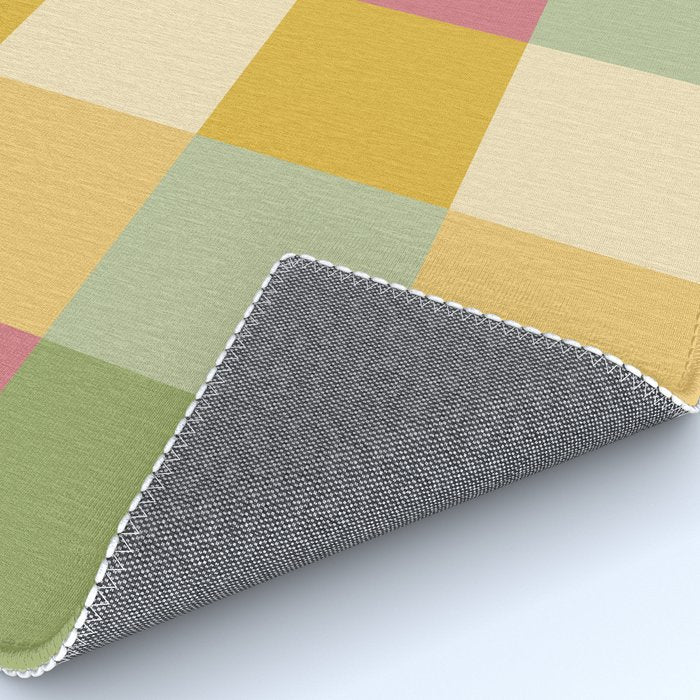 Bold Vintage Checks Pattern - Large XIX Rug Gallery Image 4