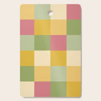Bold Vintage Checks Pattern - Large XIX Cutting Board Gallery Image 1
