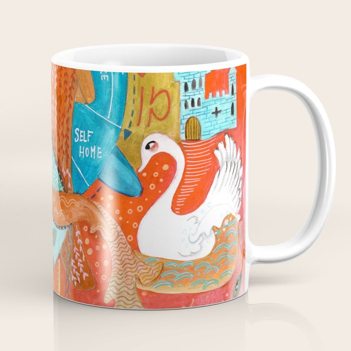 Spiritual tea leaf reading good fortune ladies Coffee Mug Gallery Image 1