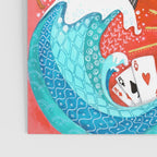 Spiritual tea leaf reading good fortune ladies Poster Gallery Image 3