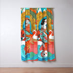 Spiritual tea leaf reading good fortune ladies Window Curtain Gallery Image 3