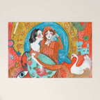 Spiritual tea leaf reading good fortune ladies Welcome Mat Gallery Image 1