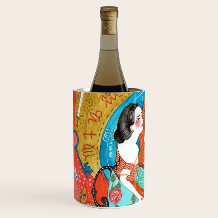 Spiritual tea leaf reading good fortune ladies Wine Chiller Gallery Image 2
