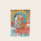 Spiritual tea leaf reading good fortune ladies Wall Hanging Gallery Image 1