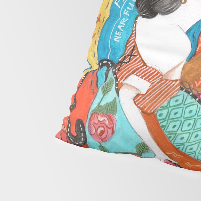 Spiritual tea leaf reading good fortune ladies Pillow Sham Gallery Image 4