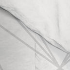 Geometric Soft Grey Silver Modern Pattern Comforter Gallery Image 4