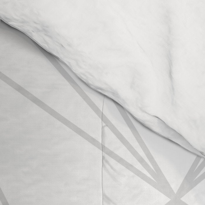Geometric Soft Grey Silver Modern Pattern Comforter Gallery Image 4