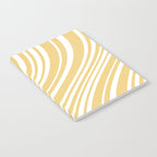 Wavy Stripes XLIV - Pastel Yellow Notebook Gallery Image 2