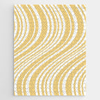 Wavy Stripes XLIV - Pastel Yellow Jigsaw Puzzle Gallery Image 1