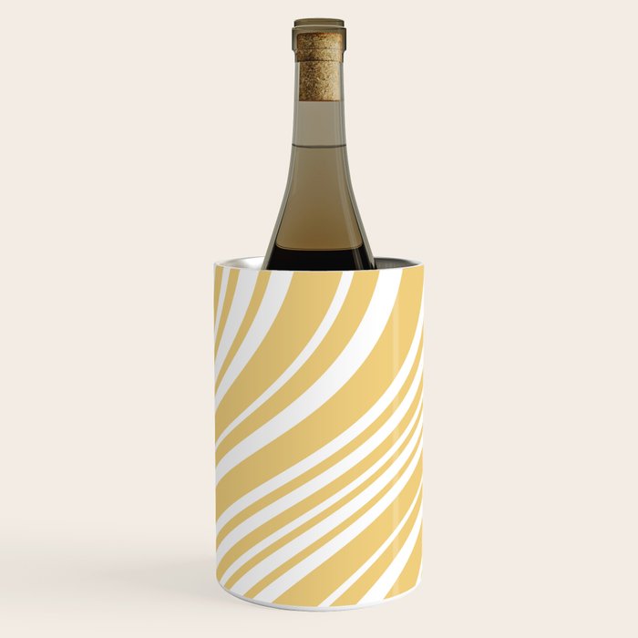 Wavy Stripes XLIV - Pastel Yellow Wine Chiller Gallery Image 2