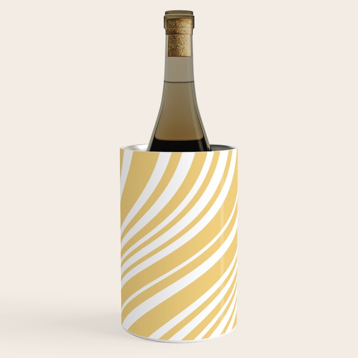 Wavy Stripes XLIV - Pastel Yellow Wine Chiller Gallery Image 1