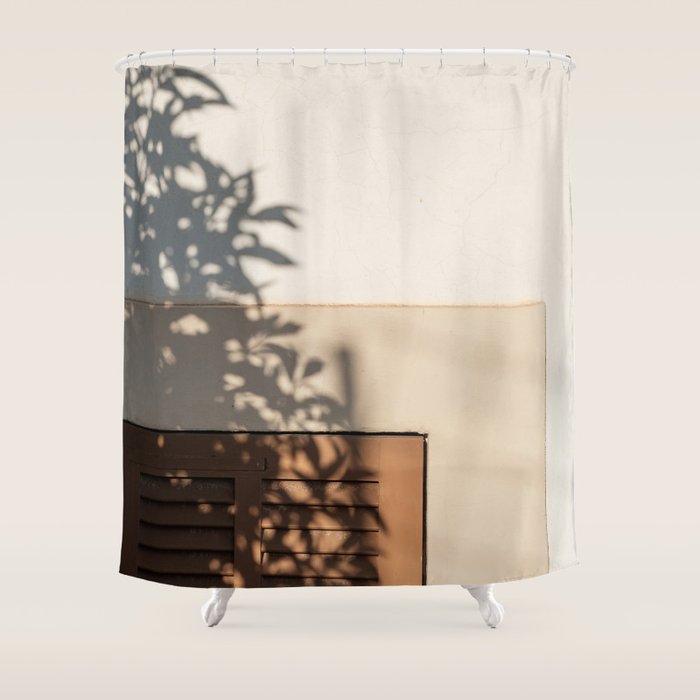 Shadow House Facade Shower Curtain Gallery Image 1