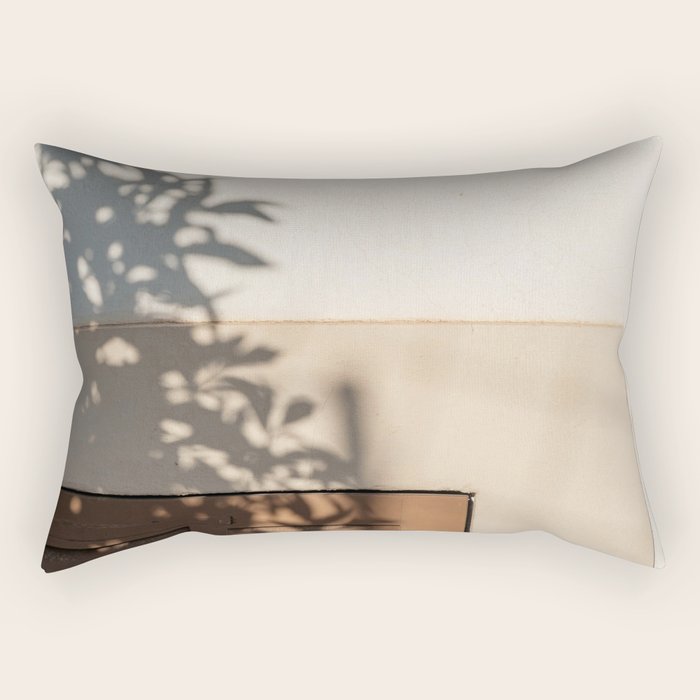 Shadow House Facade Rectangular Pillow Gallery Image 1