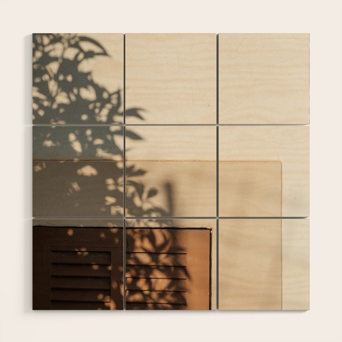Shadow House Facade Wood Wall Art Gallery Image 1