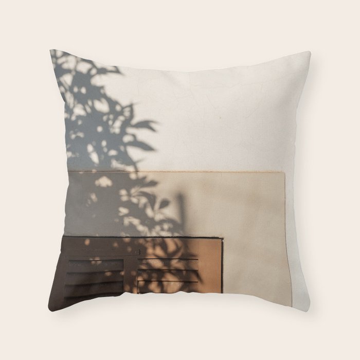Shadow House Facade Throw Pillow Gallery Image 6
