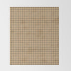 KRAFT GRID Throw Blanket Gallery Image 2