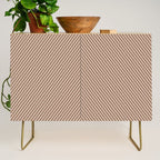 Angular Stripes XXXI Coffee Creme Credenza Gallery Image 1