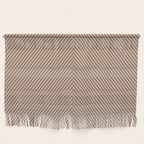 Angular Stripes XXXI Coffee Creme Wall Hanging Gallery Image 1